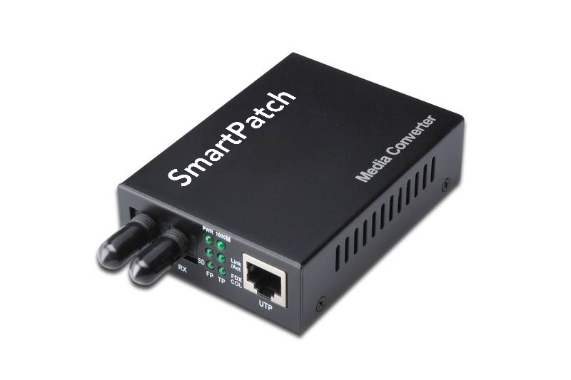 ST/RJ45 (UTP) MM 10/100Mbps Media Converter